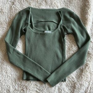 Crescent Cutout Sweater